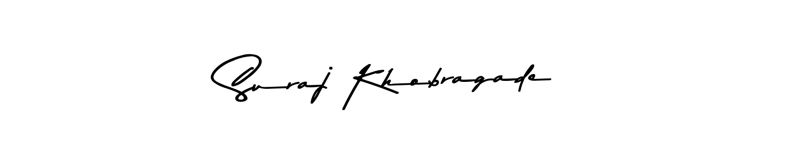 Suraj Khobragade stylish signature style. Best Handwritten Sign (Asem Kandis PERSONAL USE) for my name. Handwritten Signature Collection Ideas for my name Suraj Khobragade. Suraj Khobragade signature style 9 images and pictures png