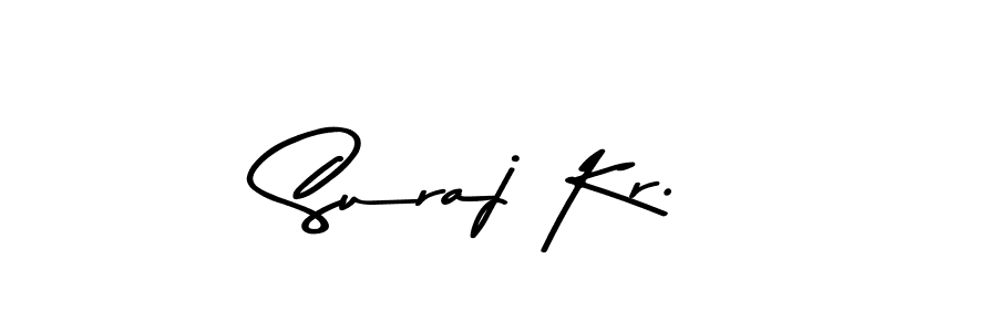 Design your own signature with our free online signature maker. With this signature software, you can create a handwritten (Asem Kandis PERSONAL USE) signature for name Suraj Kr.. Suraj Kr. signature style 9 images and pictures png