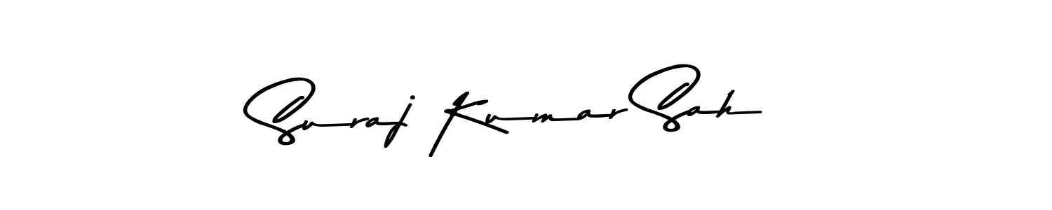 Make a beautiful signature design for name Suraj Kumar Sah. With this signature (Asem Kandis PERSONAL USE) style, you can create a handwritten signature for free. Suraj Kumar Sah signature style 9 images and pictures png
