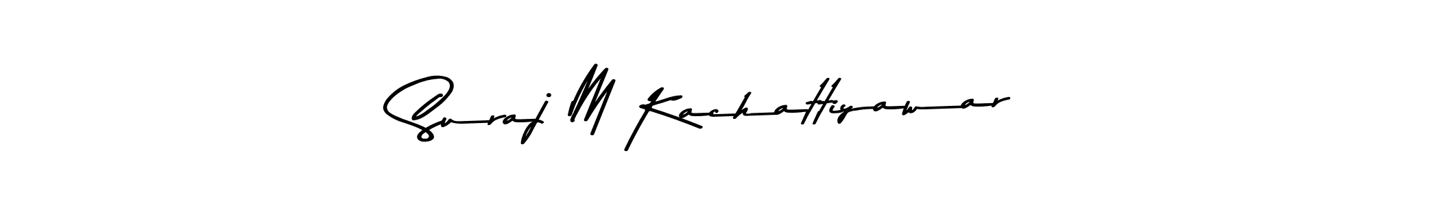 You can use this online signature creator to create a handwritten signature for the name Suraj M Kachattiyawar. This is the best online autograph maker. Suraj M Kachattiyawar signature style 9 images and pictures png