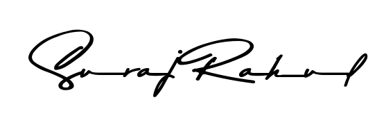 Similarly Asem Kandis PERSONAL USE is the best handwritten signature design. Signature creator online. You can use it as an online autograph creator for name Suraj Rahul. Suraj Rahul signature style 9 images and pictures png