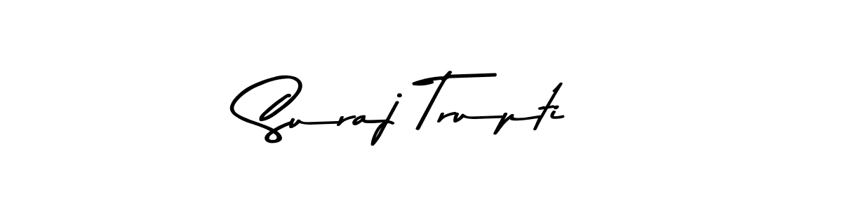 The best way (Asem Kandis PERSONAL USE) to make a short signature is to pick only two or three words in your name. The name Suraj Trupti include a total of six letters. For converting this name. Suraj Trupti signature style 9 images and pictures png