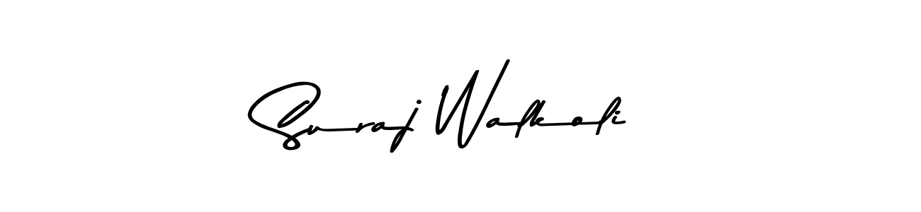 How to make Suraj Walkoli signature? Asem Kandis PERSONAL USE is a professional autograph style. Create handwritten signature for Suraj Walkoli name. Suraj Walkoli signature style 9 images and pictures png