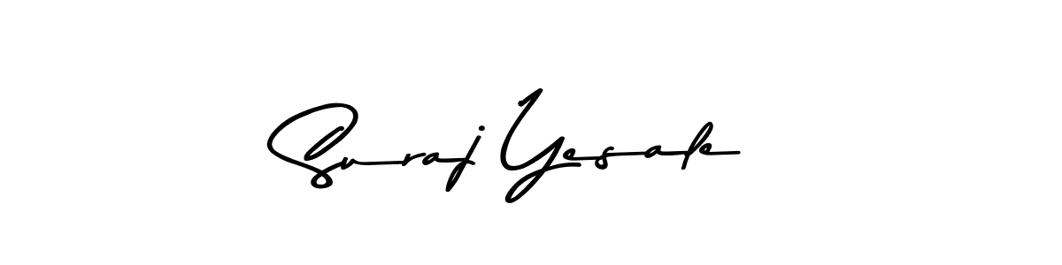 This is the best signature style for the Suraj Yesale name. Also you like these signature font (Asem Kandis PERSONAL USE). Mix name signature. Suraj Yesale signature style 9 images and pictures png