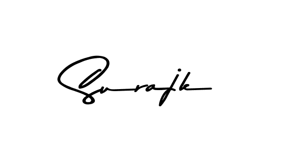 Design your own signature with our free online signature maker. With this signature software, you can create a handwritten (Asem Kandis PERSONAL USE) signature for name Surajk. Surajk signature style 9 images and pictures png