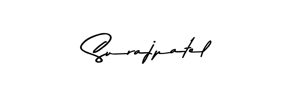 Create a beautiful signature design for name Surajpatel. With this signature (Asem Kandis PERSONAL USE) fonts, you can make a handwritten signature for free. Surajpatel signature style 9 images and pictures png