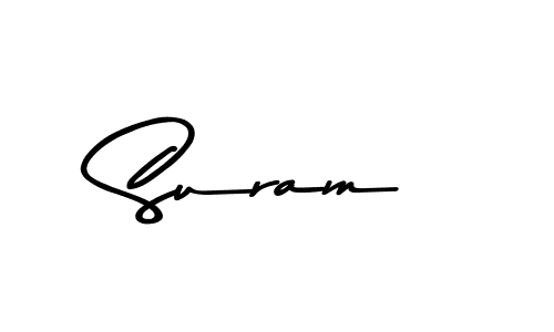 Use a signature maker to create a handwritten signature online. With this signature software, you can design (Asem Kandis PERSONAL USE) your own signature for name Suram. Suram signature style 9 images and pictures png