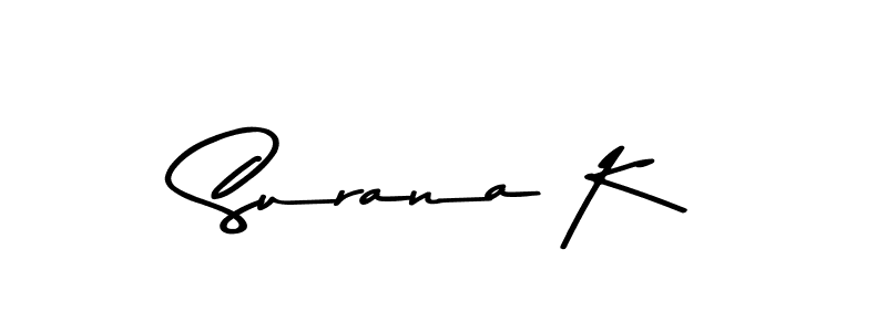 Also we have Surana K name is the best signature style. Create professional handwritten signature collection using Asem Kandis PERSONAL USE autograph style. Surana K signature style 9 images and pictures png