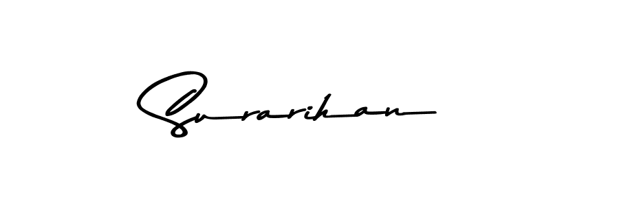Surarihan stylish signature style. Best Handwritten Sign (Asem Kandis PERSONAL USE) for my name. Handwritten Signature Collection Ideas for my name Surarihan. Surarihan signature style 9 images and pictures png