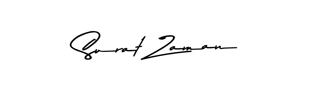 Create a beautiful signature design for name Surat Zaman. With this signature (Asem Kandis PERSONAL USE) fonts, you can make a handwritten signature for free. Surat Zaman signature style 9 images and pictures png