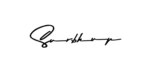 Surbhup stylish signature style. Best Handwritten Sign (Asem Kandis PERSONAL USE) for my name. Handwritten Signature Collection Ideas for my name Surbhup. Surbhup signature style 9 images and pictures png