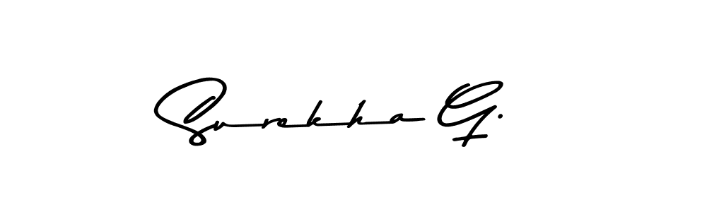 Also we have Surekha G. name is the best signature style. Create professional handwritten signature collection using Asem Kandis PERSONAL USE autograph style. Surekha G. signature style 9 images and pictures png