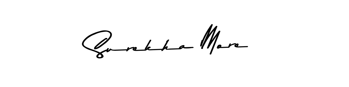 Design your own signature with our free online signature maker. With this signature software, you can create a handwritten (Asem Kandis PERSONAL USE) signature for name Surekha More. Surekha More signature style 9 images and pictures png