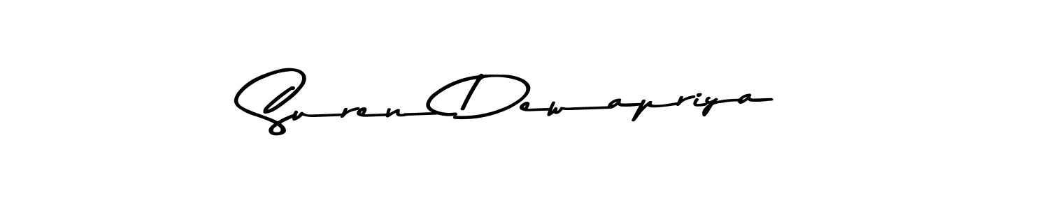 How to make Suren Dewapriya signature? Asem Kandis PERSONAL USE is a professional autograph style. Create handwritten signature for Suren Dewapriya name. Suren Dewapriya signature style 9 images and pictures png