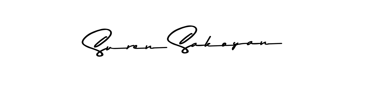 Asem Kandis PERSONAL USE is a professional signature style that is perfect for those who want to add a touch of class to their signature. It is also a great choice for those who want to make their signature more unique. Get Suren Sakoyan name to fancy signature for free. Suren Sakoyan signature style 9 images and pictures png