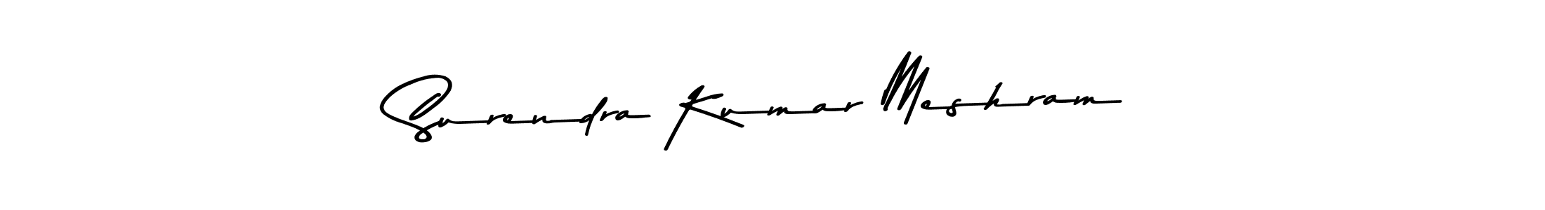 Make a short Surendra Kumar Meshram signature style. Manage your documents anywhere anytime using Asem Kandis PERSONAL USE. Create and add eSignatures, submit forms, share and send files easily. Surendra Kumar Meshram signature style 9 images and pictures png