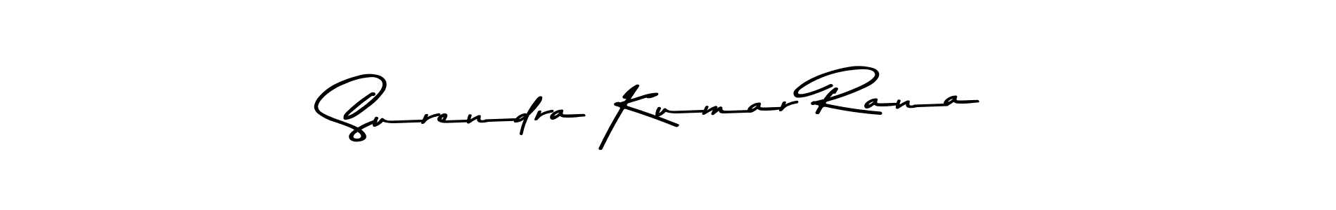 Use a signature maker to create a handwritten signature online. With this signature software, you can design (Asem Kandis PERSONAL USE) your own signature for name Surendra Kumar Rana. Surendra Kumar Rana signature style 9 images and pictures png