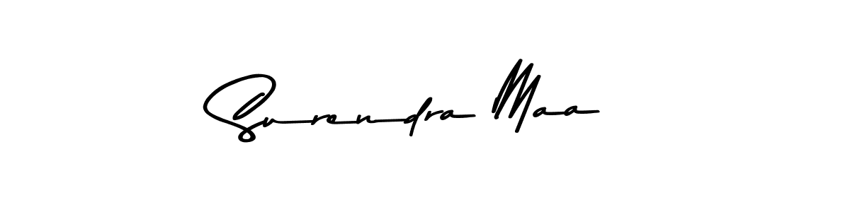 Design your own signature with our free online signature maker. With this signature software, you can create a handwritten (Asem Kandis PERSONAL USE) signature for name Surendra Maa. Surendra Maa signature style 9 images and pictures png