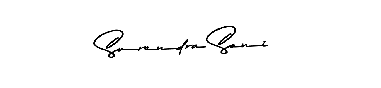 Also we have Surendra Soni name is the best signature style. Create professional handwritten signature collection using Asem Kandis PERSONAL USE autograph style. Surendra Soni signature style 9 images and pictures png