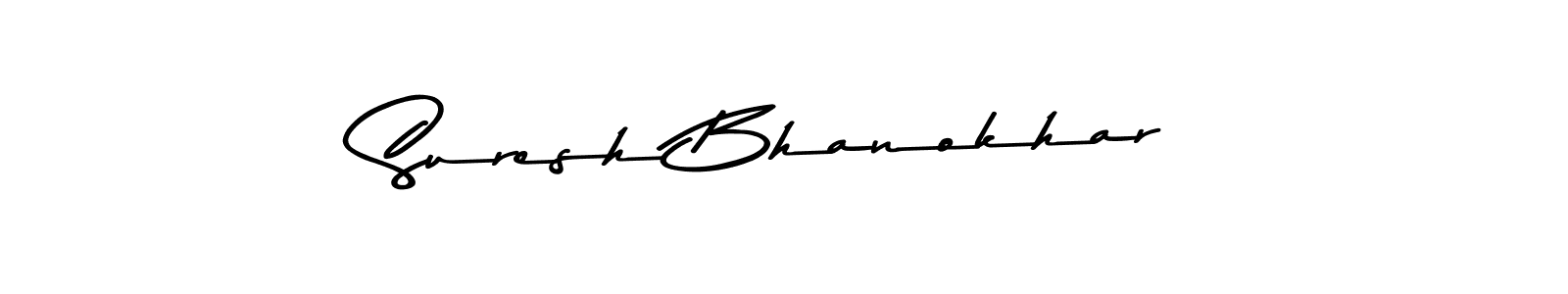 How to make Suresh Bhanokhar signature? Asem Kandis PERSONAL USE is a professional autograph style. Create handwritten signature for Suresh Bhanokhar name. Suresh Bhanokhar signature style 9 images and pictures png