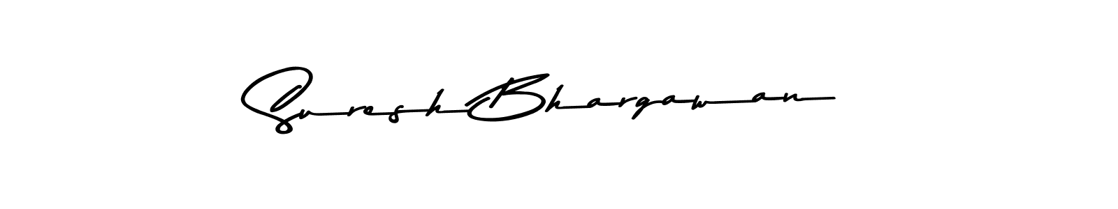How to make Suresh Bhargawan name signature. Use Asem Kandis PERSONAL USE style for creating short signs online. This is the latest handwritten sign. Suresh Bhargawan signature style 9 images and pictures png