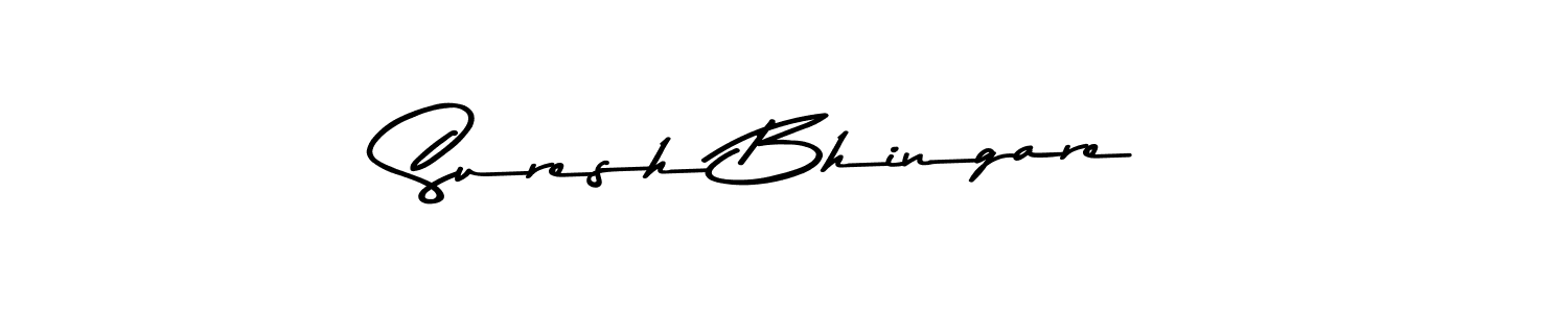 Make a beautiful signature design for name Suresh Bhingare. Use this online signature maker to create a handwritten signature for free. Suresh Bhingare signature style 9 images and pictures png