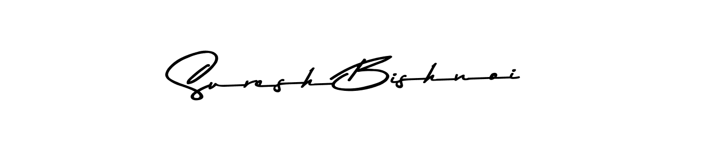 You should practise on your own different ways (Asem Kandis PERSONAL USE) to write your name (Suresh Bishnoi) in signature. don't let someone else do it for you. Suresh Bishnoi signature style 9 images and pictures png