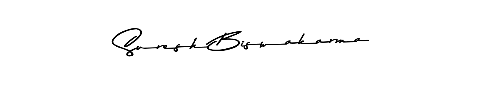Suresh Biswakarma stylish signature style. Best Handwritten Sign (Asem Kandis PERSONAL USE) for my name. Handwritten Signature Collection Ideas for my name Suresh Biswakarma. Suresh Biswakarma signature style 9 images and pictures png