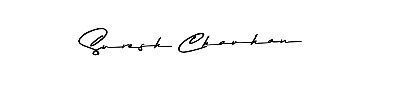 Suresh Chauhan stylish signature style. Best Handwritten Sign (Asem Kandis PERSONAL USE) for my name. Handwritten Signature Collection Ideas for my name Suresh Chauhan. Suresh Chauhan signature style 9 images and pictures png