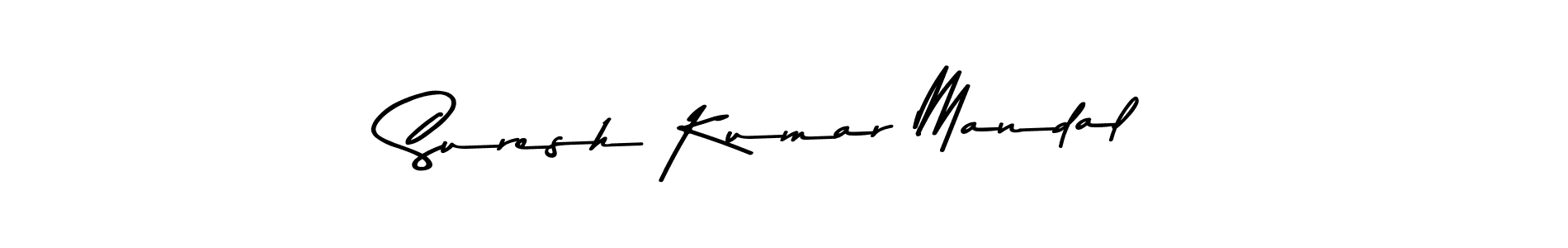 Make a beautiful signature design for name Suresh Kumar Mandal. With this signature (Asem Kandis PERSONAL USE) style, you can create a handwritten signature for free. Suresh Kumar Mandal signature style 9 images and pictures png