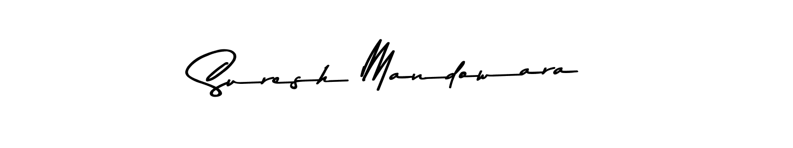 How to make Suresh Mandowara signature? Asem Kandis PERSONAL USE is a professional autograph style. Create handwritten signature for Suresh Mandowara name. Suresh Mandowara signature style 9 images and pictures png