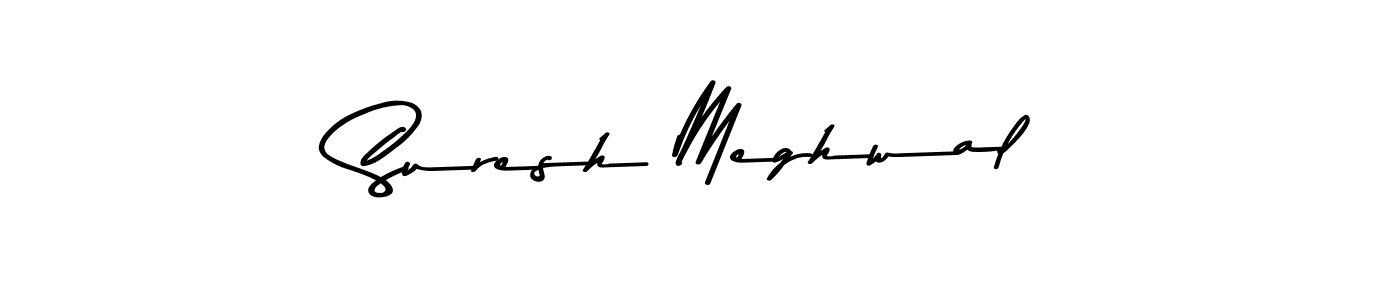 The best way (Asem Kandis PERSONAL USE) to make a short signature is to pick only two or three words in your name. The name Suresh Meghwal include a total of six letters. For converting this name. Suresh Meghwal signature style 9 images and pictures png