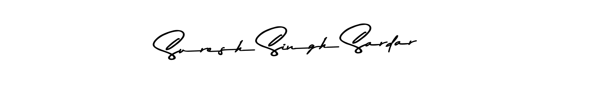Use a signature maker to create a handwritten signature online. With this signature software, you can design (Asem Kandis PERSONAL USE) your own signature for name Suresh Singh Sardar. Suresh Singh Sardar signature style 9 images and pictures png