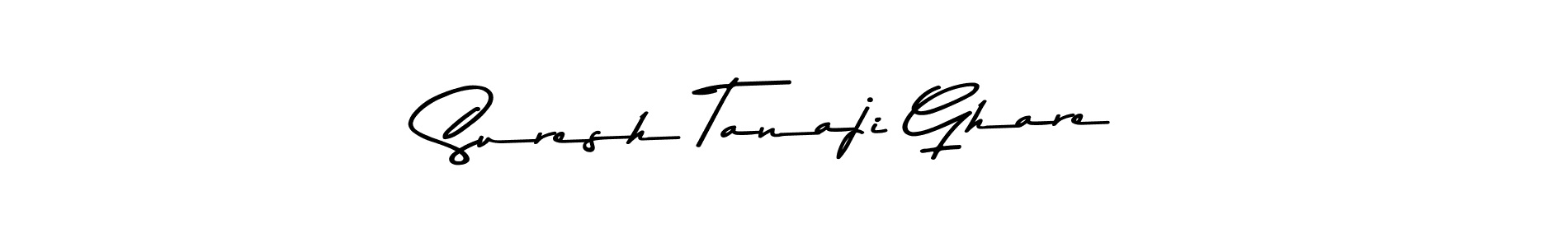 How to make Suresh Tanaji Ghare name signature. Use Asem Kandis PERSONAL USE style for creating short signs online. This is the latest handwritten sign. Suresh Tanaji Ghare signature style 9 images and pictures png