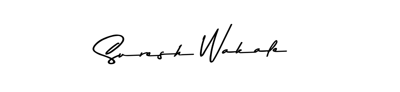 Create a beautiful signature design for name Suresh Wakale. With this signature (Asem Kandis PERSONAL USE) fonts, you can make a handwritten signature for free. Suresh Wakale signature style 9 images and pictures png