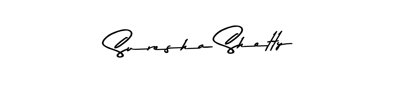 Suresha Shetty stylish signature style. Best Handwritten Sign (Asem Kandis PERSONAL USE) for my name. Handwritten Signature Collection Ideas for my name Suresha Shetty. Suresha Shetty signature style 9 images and pictures png