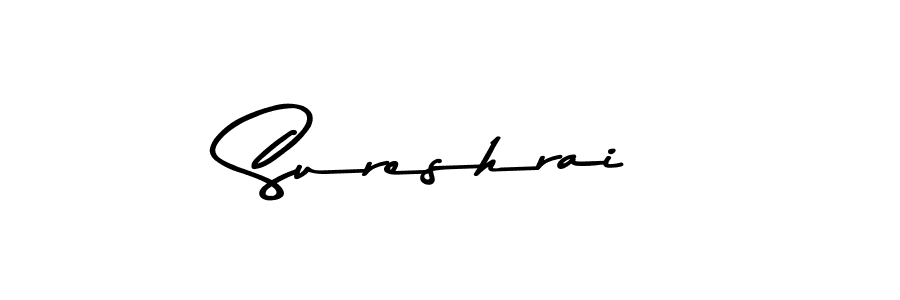 Create a beautiful signature design for name Sureshrai. With this signature (Asem Kandis PERSONAL USE) fonts, you can make a handwritten signature for free. Sureshrai signature style 9 images and pictures png