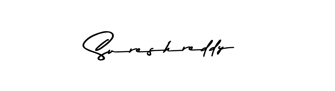 Also You can easily find your signature by using the search form. We will create Sureshreddy name handwritten signature images for you free of cost using Asem Kandis PERSONAL USE sign style. Sureshreddy signature style 9 images and pictures png