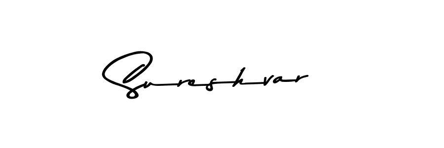 Sureshvar stylish signature style. Best Handwritten Sign (Asem Kandis PERSONAL USE) for my name. Handwritten Signature Collection Ideas for my name Sureshvar. Sureshvar signature style 9 images and pictures png