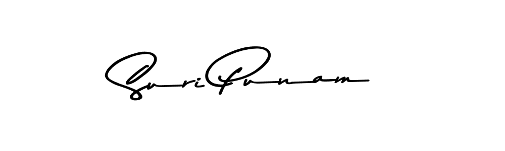 Suri Punam stylish signature style. Best Handwritten Sign (Asem Kandis PERSONAL USE) for my name. Handwritten Signature Collection Ideas for my name Suri Punam. Suri Punam signature style 9 images and pictures png