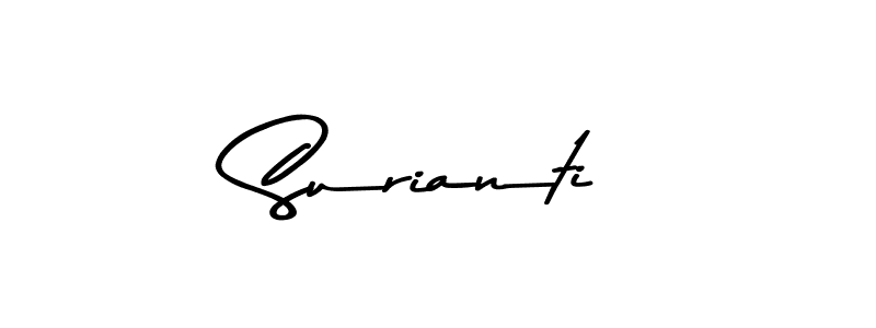 Also You can easily find your signature by using the search form. We will create Surianti name handwritten signature images for you free of cost using Asem Kandis PERSONAL USE sign style. Surianti signature style 9 images and pictures png