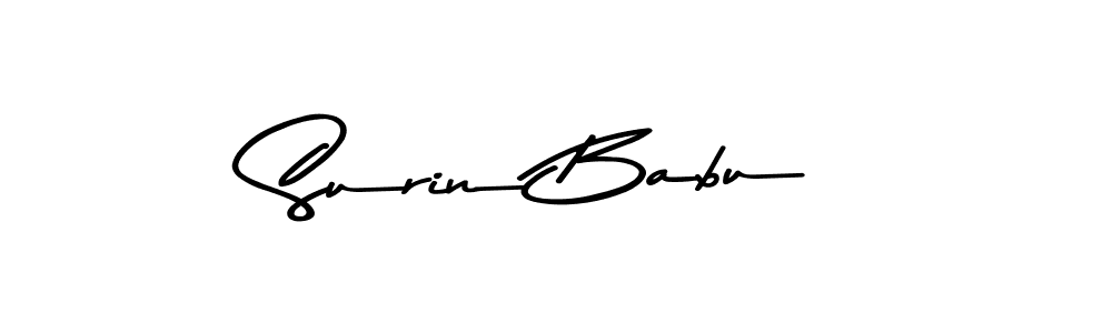 if you are searching for the best signature style for your name Surin Babu. so please give up your signature search. here we have designed multiple signature styles  using Asem Kandis PERSONAL USE. Surin Babu signature style 9 images and pictures png