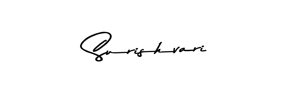Design your own signature with our free online signature maker. With this signature software, you can create a handwritten (Asem Kandis PERSONAL USE) signature for name Surishvari. Surishvari signature style 9 images and pictures png