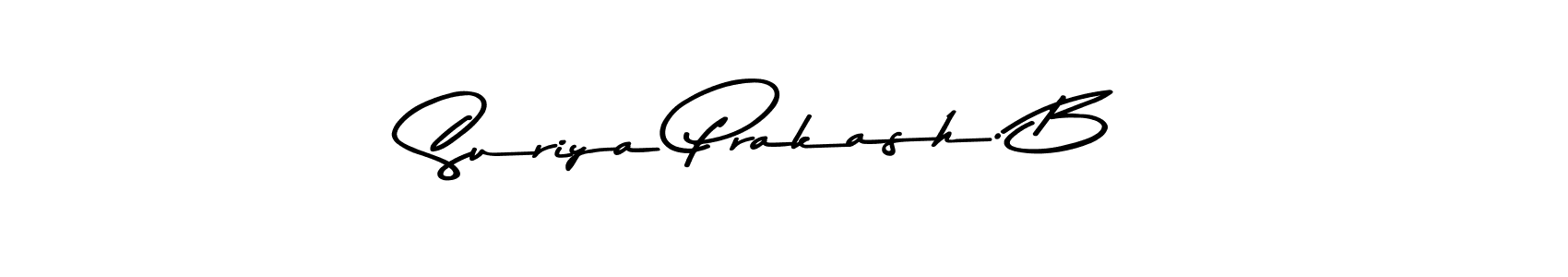 How to make Suriya Prakash. B signature? Asem Kandis PERSONAL USE is a professional autograph style. Create handwritten signature for Suriya Prakash. B name. Suriya Prakash. B signature style 9 images and pictures png
