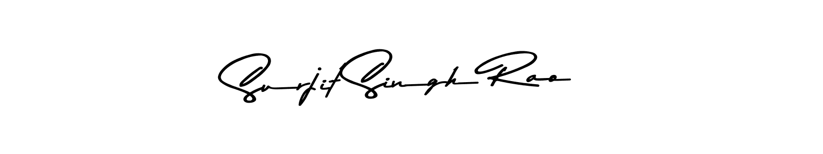 Make a beautiful signature design for name Surjit Singh Rao. Use this online signature maker to create a handwritten signature for free. Surjit Singh Rao signature style 9 images and pictures png