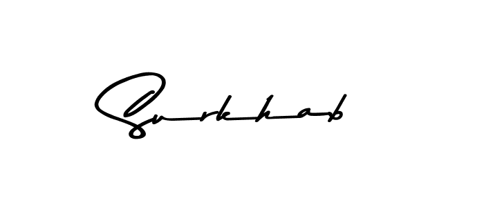 How to Draw Surkhab signature style? Asem Kandis PERSONAL USE is a latest design signature styles for name Surkhab. Surkhab signature style 9 images and pictures png