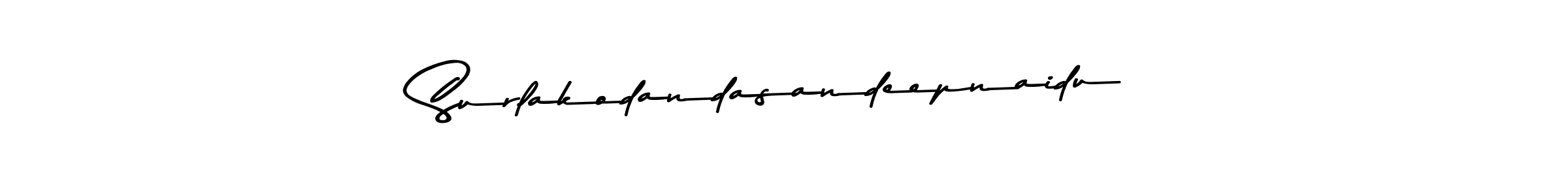 Make a beautiful signature design for name Surlakodandasandeepnaidu. Use this online signature maker to create a handwritten signature for free. Surlakodandasandeepnaidu signature style 9 images and pictures png