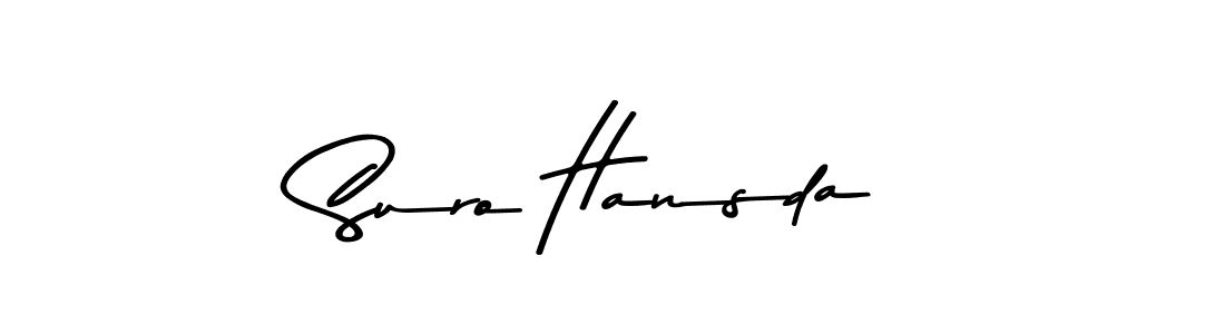 Make a beautiful signature design for name Suro Hansda. Use this online signature maker to create a handwritten signature for free. Suro Hansda signature style 9 images and pictures png