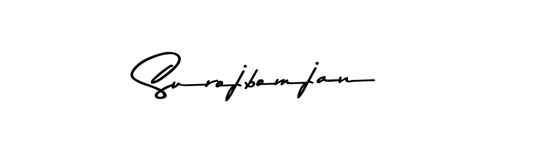 Surojbomjan stylish signature style. Best Handwritten Sign (Asem Kandis PERSONAL USE) for my name. Handwritten Signature Collection Ideas for my name Surojbomjan. Surojbomjan signature style 9 images and pictures png