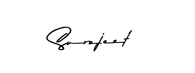 How to make Surojeet signature? Asem Kandis PERSONAL USE is a professional autograph style. Create handwritten signature for Surojeet name. Surojeet signature style 9 images and pictures png